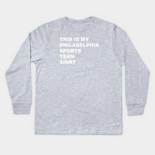 Go Philly Sports! Kids Long Sleeve T-Shirt